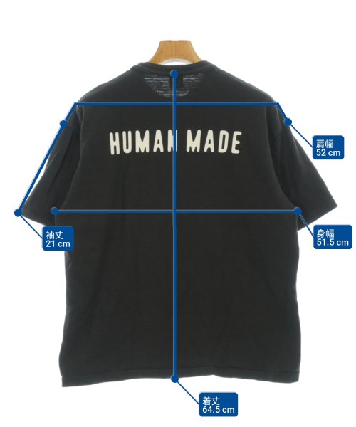 HUMAN MADE（ヒューマンメイド）Tシャツ・カットソー 黒 サイズ:XL メンズ/2200712030038