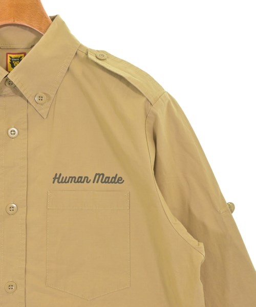 HUMAN MADE（ヒューマンメイド）カジュアルシャツ 茶 サイズ:M メンズ/2200713593136