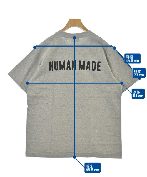 HUMAN MADE（ヒューマンメイド）Tシャツ・カットソー グレー サイズ:L メンズ/2200714326054