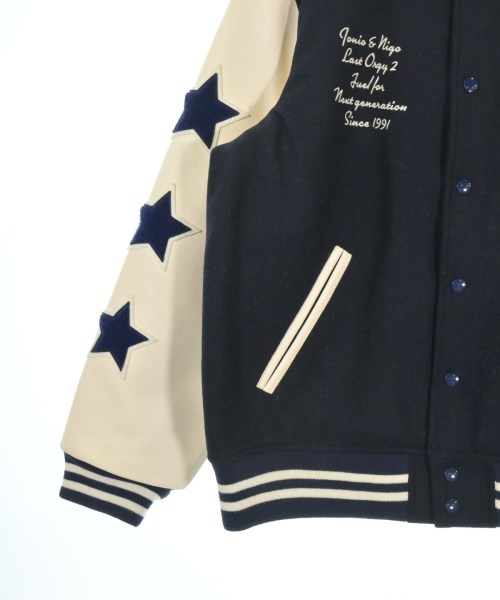 HUMAN MADE（ヒューマンメイド）スタジャン 紺 サイズ:XL メンズ/2200716750017