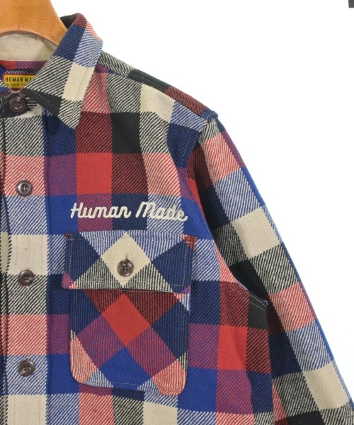 HUMAN MADE（ヒューマンメイド）カジュアルシャツ 赤 サイズ:S メンズ/2200717600038
