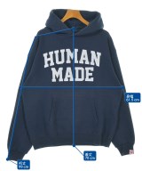 HUMAN MADE（ヒューマンメイド）パーカー 紺 サイズ:L メンズ/2200719723094