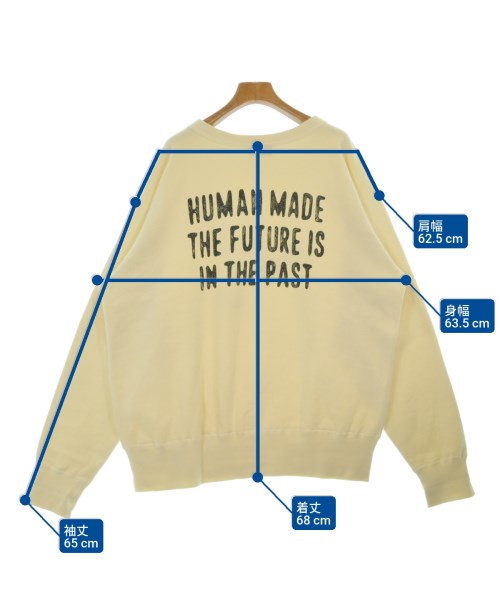 HUMAN MADE（ヒューマンメイド）スウェット 白 サイズ:XL メンズ/2200647551028