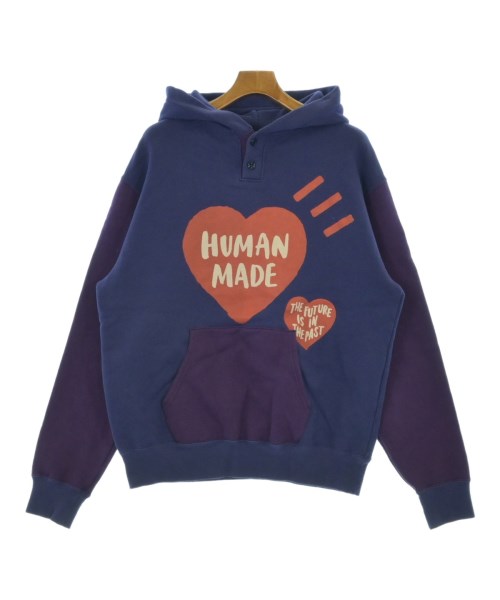 HUMAN MADE(ヒューマンメイド)パーカー 青 サイズ:L/2200648628019