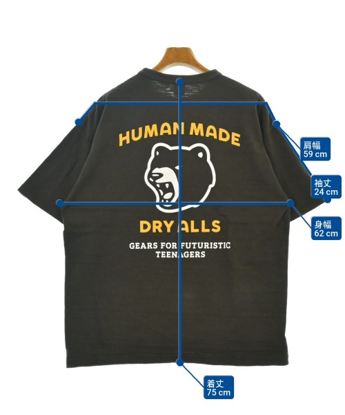 HUMAN MADE（ヒューマンメイド）Tシャツ・カットソー 黒 サイズ:XXL メンズ/2200648806028