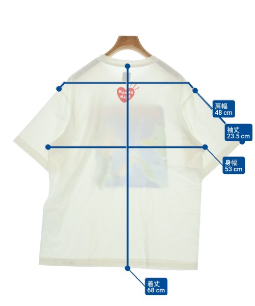 HUMAN MADE（ヒューマンメイド）Tシャツ・カットソー 白 サイズ:L メンズ/2200649675036