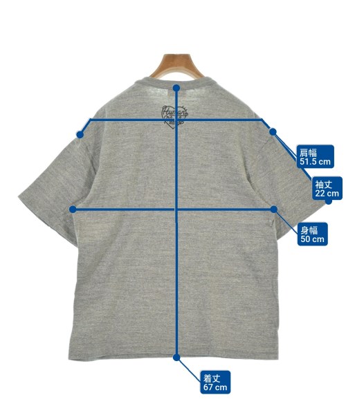 HUMAN MADE（ヒューマンメイド）Tシャツ・カットソー グレー サイズ:XL メンズ/2200649675067