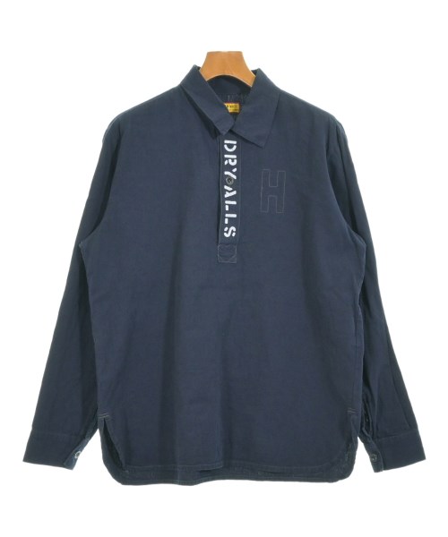 HUMAN MADE(ヒューマンメイド)カジュアルシャツ 紺 サイズ:M/2200650633063