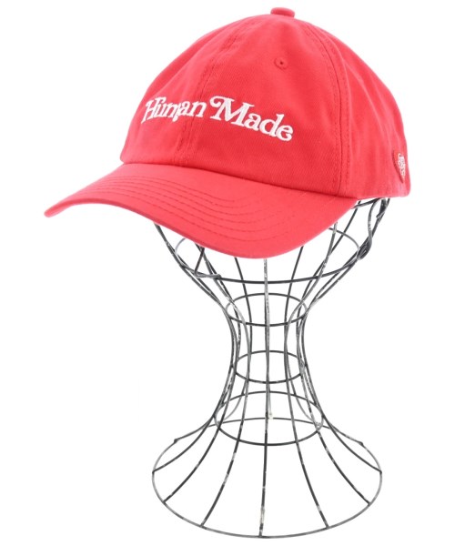 HUMAN MADE(ヒューマンメイド)キャップ 赤 サイズ:-/2200702796111