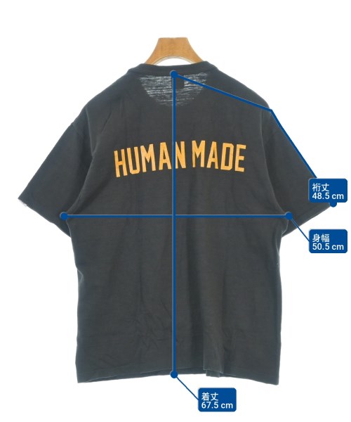 HUMAN MADE（ヒューマンメイド）Tシャツ・カットソー グレー サイズ:XL メンズ/2200703908070