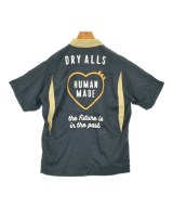 HUMAN MADE（ヒューマンメイド）カジュアルシャツ 黒 サイズ:S メンズ/2200704479043