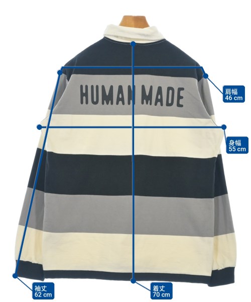 HUMAN MADE（ヒューマンメイド）ポロシャツ 白 サイズ:S メンズ/2200704479050