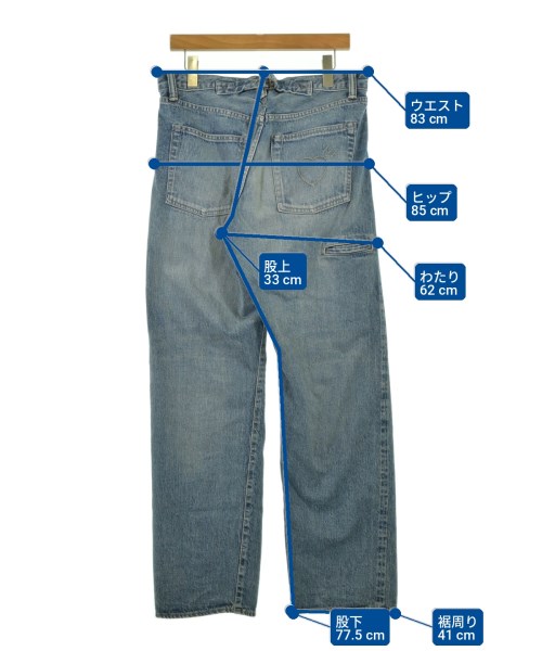HUMAN MADE（ヒューマンメイド）デニムパンツ 青 サイズ:32(L位) メンズ/2200706311020