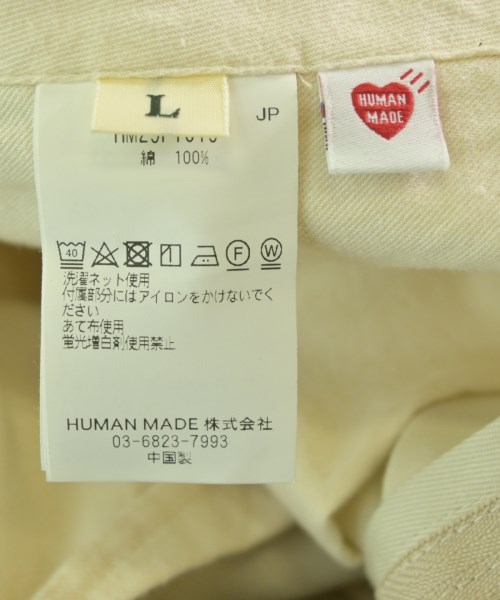 HUMAN MADE（ヒューマンメイド）ショートパンツ 白 サイズ:L メンズ/2200708563113