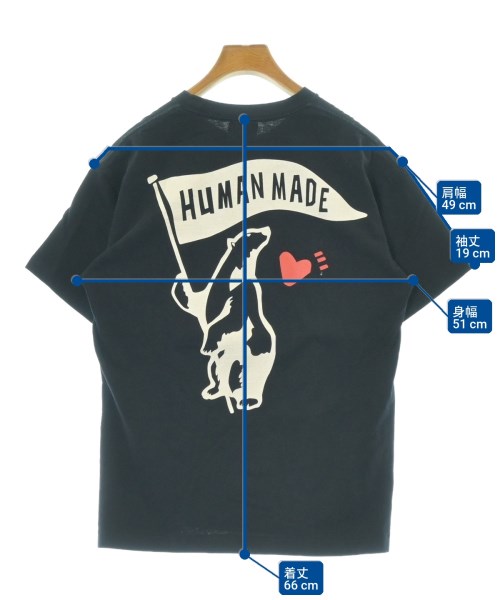 HUMAN MADE（ヒューマンメイド）Tシャツ・カットソー 黒 サイズ:M メンズ/2200709149088