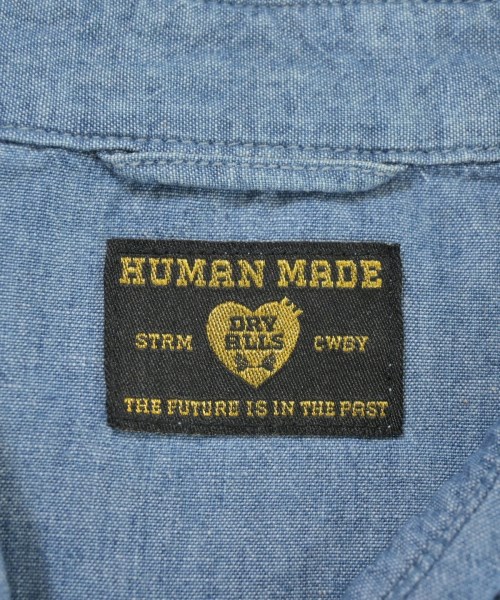 HUMAN MADE（ヒューマンメイド）カジュアルシャツ 青 サイズ:L メンズ/2200709454014