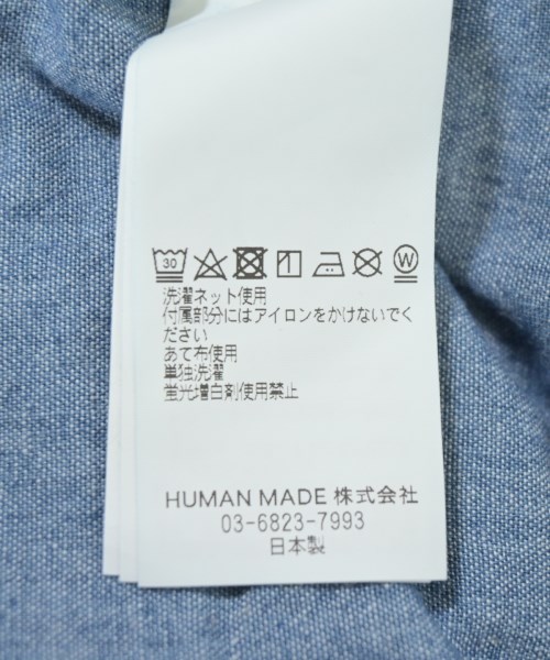 HUMAN MADE（ヒューマンメイド）カジュアルシャツ 青 サイズ:L メンズ/2200709454014