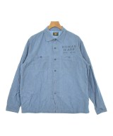 HUMAN MADE（ヒューマンメイド）カジュアルシャツ 青 サイズ:L メンズ/2200709454014
