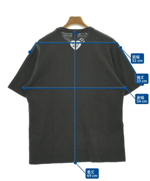 HUMAN MADE（ヒューマンメイド）Tシャツ・カットソー グレー サイズ:XL メンズ/2200709454021