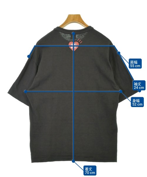 HUMAN MADE（ヒューマンメイド）Tシャツ・カットソー グレー サイズ:XL メンズ/2200709629030