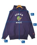 HUMAN MADE（ヒューマンメイド）パーカー 紫 サイズ:L メンズ/2200710097019