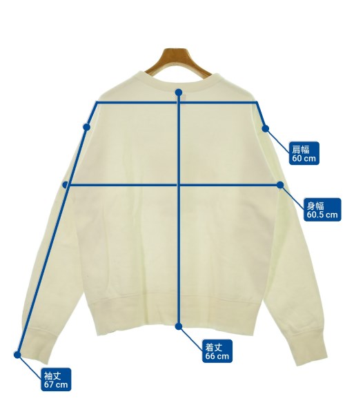 HUMAN MADE（ヒューマンメイド）スウェット 白 サイズ:L メンズ/2200662737070