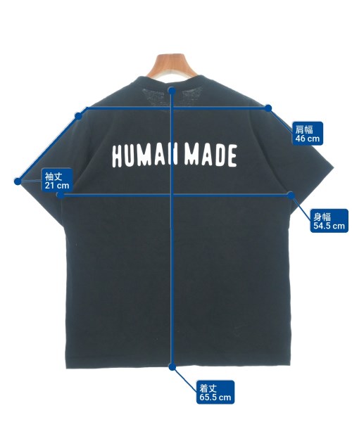 HUMAN MADE（ヒューマンメイド）Tシャツ・カットソー 黒 サイズ:L メンズ/2200658042027