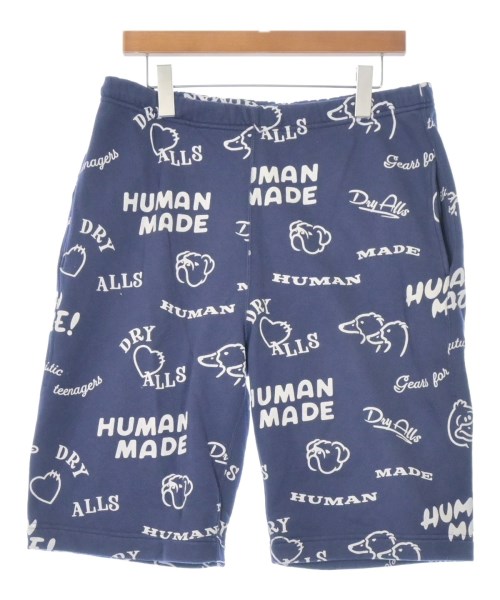 HUMAN MADE(ヒューマンメイド)ショートパンツ 紺 サイズ:L/2200663035014