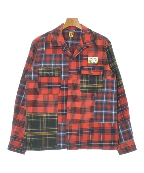 HUMAN MADE(ヒューマンメイド)カジュアルシャツ 赤 サイズ:M/2200663035045