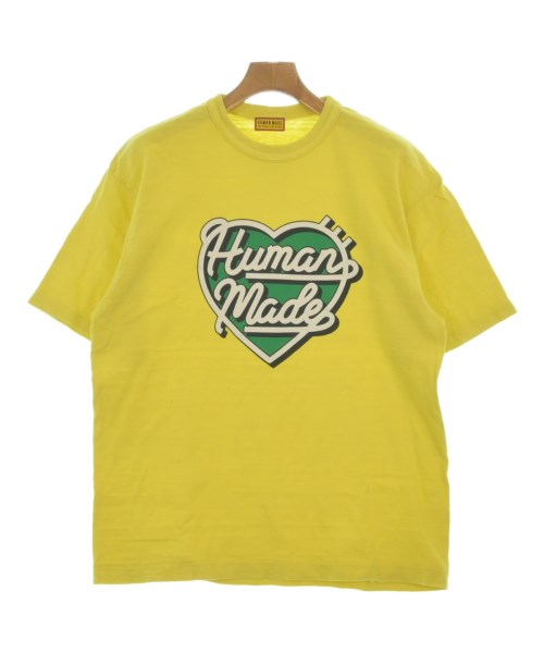 HUMAN MADE(ヒューマンメイド)Tシャツ・カットソー 黄 サイズ:XL/2200664763053