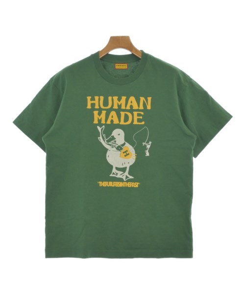 HUMAN MADE(ヒューマンメイド)Tシャツ・カットソー 緑 サイズ:M/2200664763060