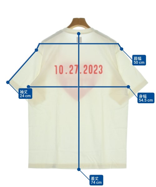 HUMAN MADE（ヒューマンメイド）Tシャツ・カットソー 白 サイズ:XL メンズ/2200666532046