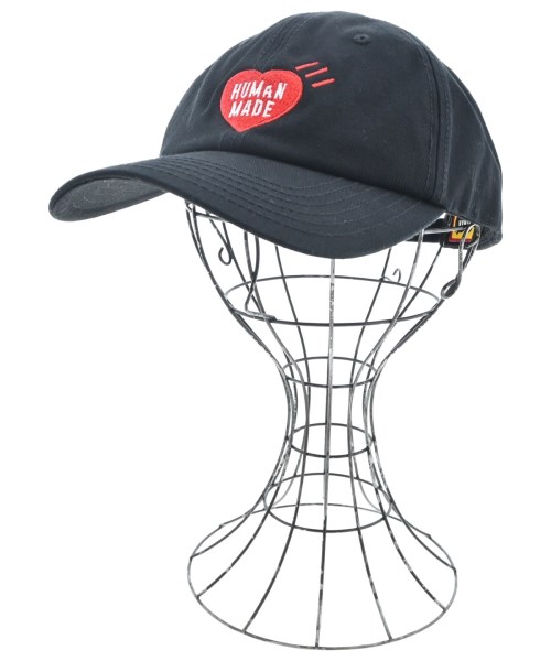 HUMAN MADE(ヒューマンメイド)キャップ 黒 サイズ:-/2200666532053