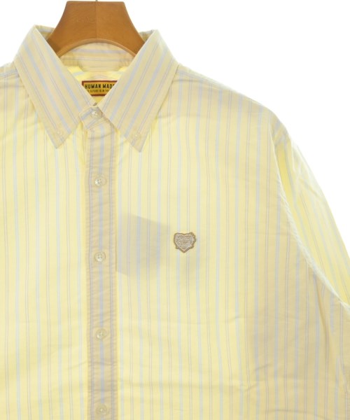 HUMAN MADE（ヒューマンメイド）カジュアルシャツ 黄 サイズ:L メンズ/2200667349025