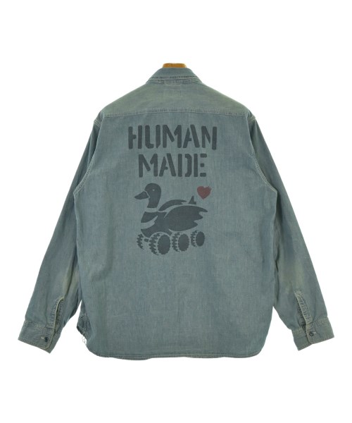 HUMAN MADE（ヒューマンメイド）カジュアルシャツ 青 サイズ:XL メンズ/2200667966017