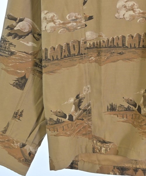 HUMAN MADE（ヒューマンメイド）カジュアルシャツ 茶 サイズ:L メンズ/2200670214075