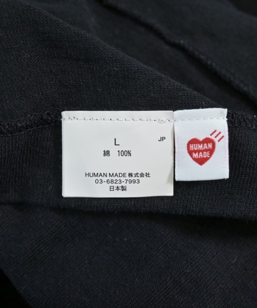 HUMAN MADE（ヒューマンメイド）Tシャツ・カットソー 黒 サイズ:L メンズ/2200729620079