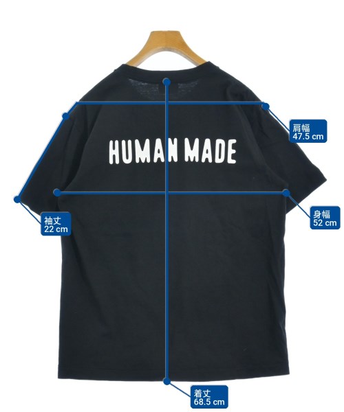 HUMAN MADE（ヒューマンメイド）Tシャツ・カットソー 黒 サイズ:L メンズ/2200729620079