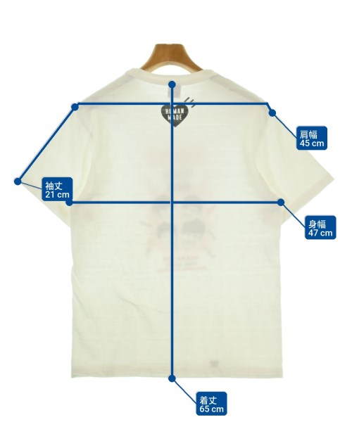 HUMAN MADE（ヒューマンメイド）Tシャツ・カットソー 白 サイズ:-(XS位) メンズ/2200723569138