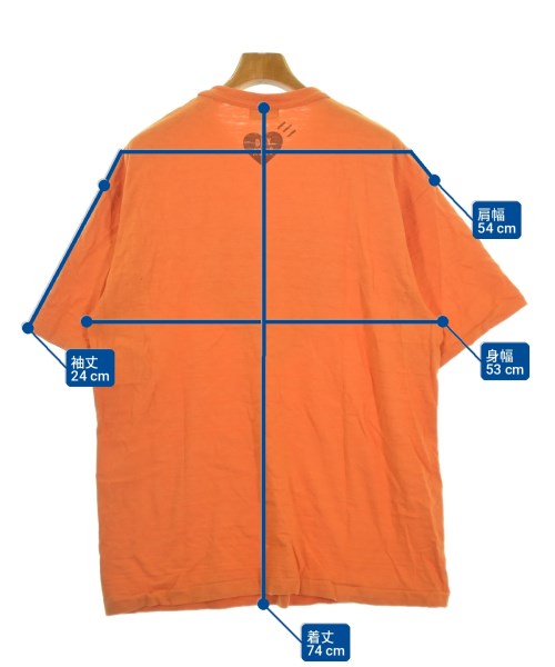 HUMAN MADE（ヒューマンメイド）Tシャツ・カットソー オレンジ サイズ:2XL メンズ/2200732932206