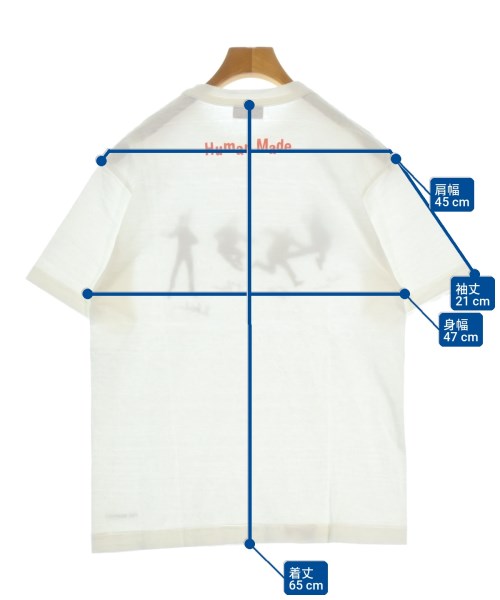 HUMAN MADE（ヒューマンメイド）Tシャツ・カットソー 白 サイズ:M メンズ/2200735297029