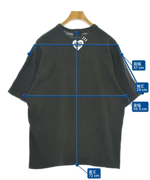 HUMAN MADE（ヒューマンメイド）Tシャツ・カットソー 黒 サイズ:XL メンズ/2200724561018