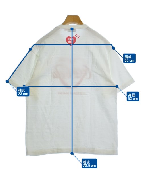 HUMAN MADE（ヒューマンメイド）Tシャツ・カットソー 白 サイズ:XL メンズ/2200724565047