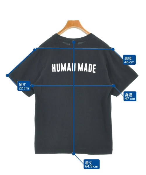 HUMAN MADE（ヒューマンメイド）Tシャツ・カットソー 黒 サイズ:M メンズ/2200725131036