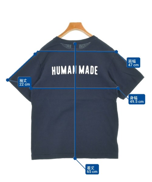 HUMAN MADE（ヒューマンメイド）Tシャツ・カットソー 紺 サイズ:M メンズ/2200725131043
