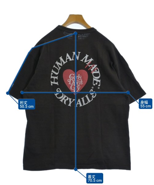 HUMAN MADE（ヒューマンメイド）Tシャツ・カットソー グレー サイズ:2XL メンズ/2200725357023