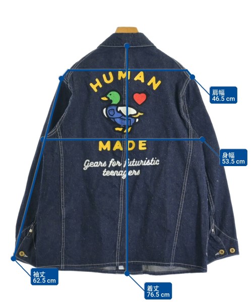 HUMAN MADE（ヒューマンメイド）カバーオール 紺 サイズ:L メンズ/2200725569020