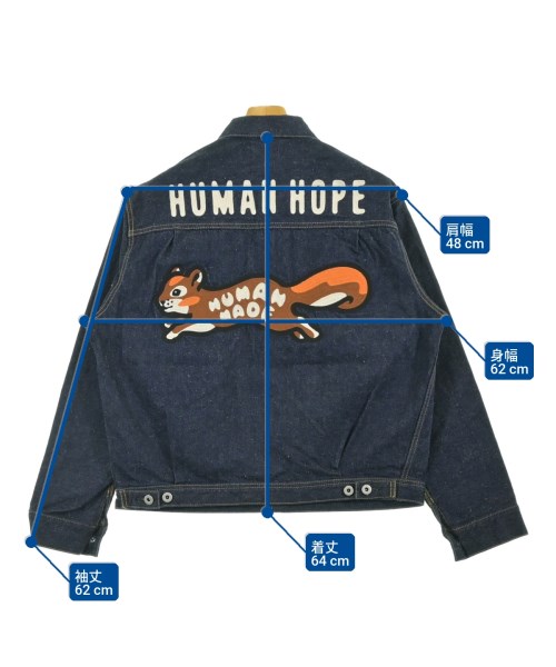 HUMAN MADE（ヒューマンメイド）デニムジャケット 紺 サイズ:L メンズ/2200728082014
