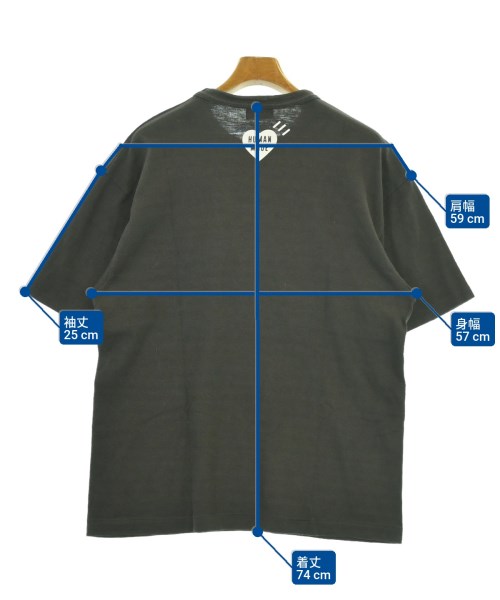HUMAN MADE（ヒューマンメイド）Tシャツ・カットソー 黒 サイズ:XL メンズ/2200683276022
