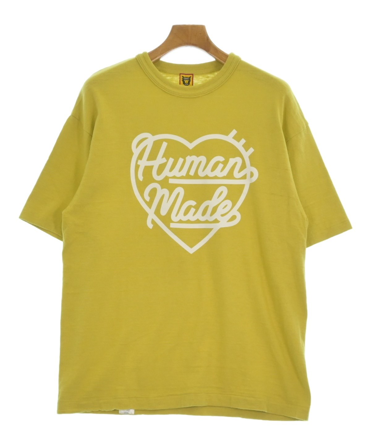 HUMAN MADE（ヒューマンメイド）Tシャツ・カットソー 黄 サイズ:XL 